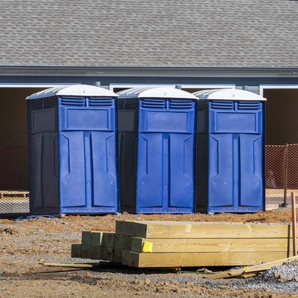 do you offer hand sanitizer dispensers inside the porta potties in Roderfield WV